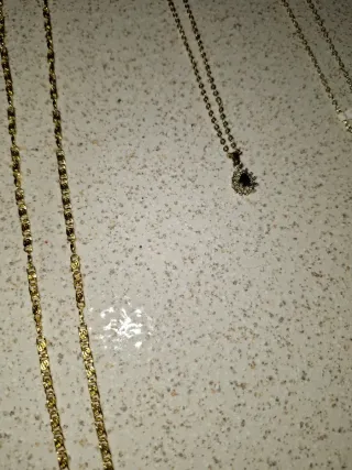 NUEVOS! Pack Cadenas Doradas y colgante baño oro