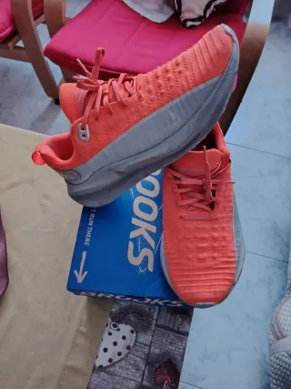 Zapatillas Nike Naranja y Gris