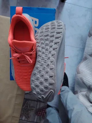 Zapatillas Nike Naranja y Gris