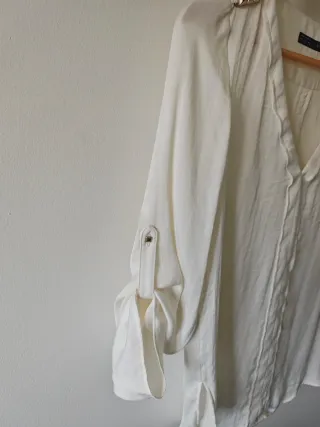 Camisa Zara Blanca Talla S