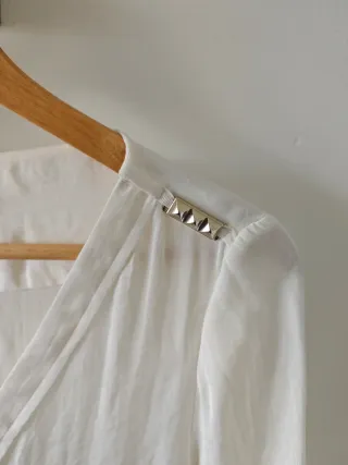 Camisa Zara Blanca Talla S