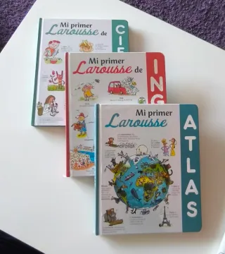 3 libros " mi primer Larousse"