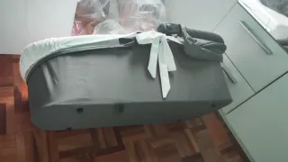 Capazo para silla de paseo gris