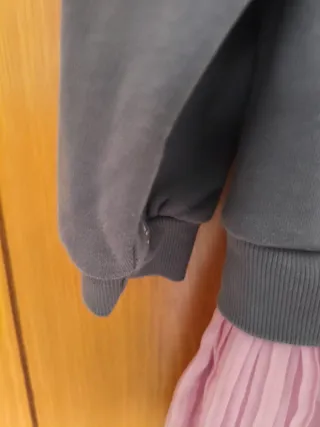 Vestido sudadera con falda tul rosa