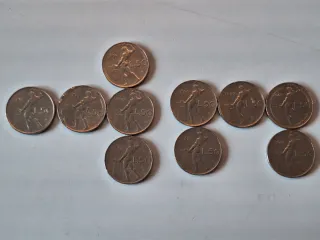 Lotto 37 Lire Italiane anni '50 e '60