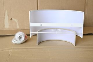 Applique Bianella cotone e velluto