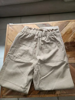 Pantalón Zara Beige Talla M