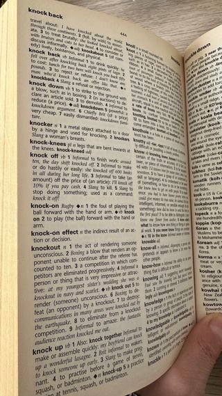 Diccionario Collins 2002 tapa blanda (solo inglés)