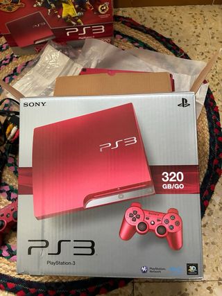 PS3 Slim roja edición selección española