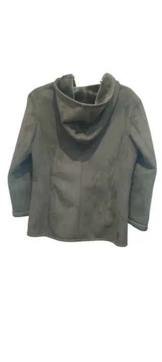 Chaquetón Zara Marrón con Capucha