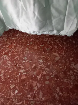 Edredón de satén verde