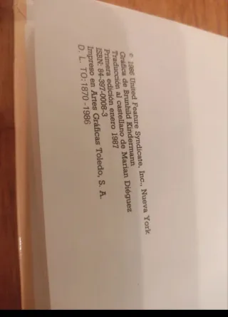 Primera edición comic Bienvenido Charlie Brown