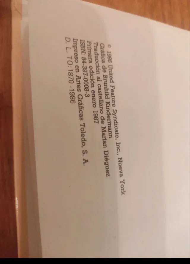 Primera edición comic Bienvenido Charlie Brown