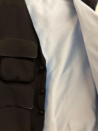 Gilet Versace uomo nero con tasche