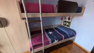 Litera moderna 90x200 cm. 3 camas o almacenaje.