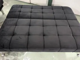 Sofá Cama Chaise Longue Negro