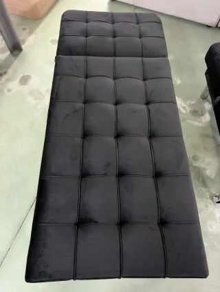 Sofá Cama Chaise Longue Negro