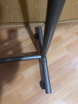 Burro industrial gris metálico