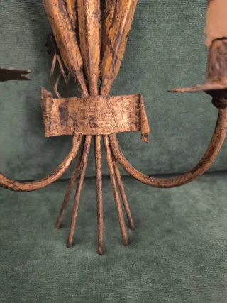 2 apliques pared vintage