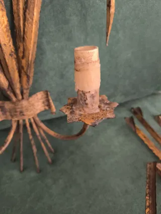 2 apliques pared vintage