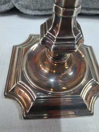 Antiguo Candelabro de Plata