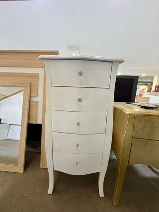 Mesa Sinfonier 5 cajones blanca