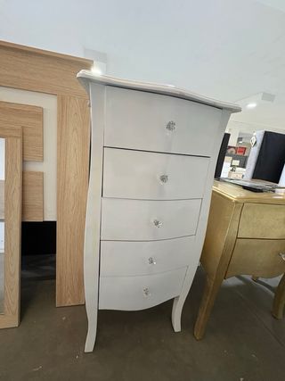 Mesa Sinfonier 5 cajones blanca