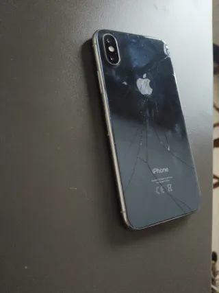 iPhone X Argento/Nero