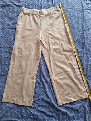 Pantaloni Rissko donna beige