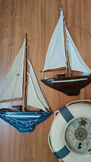 Lámparas Veleros y Papel Pared Náutico