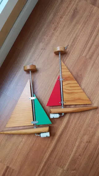 Lámparas Veleros y Papel Pared Náutico