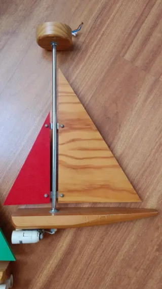 Lámparas Veleros y Papel Pared Náutico