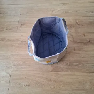 Bolsa de juguetes infantil coche y estrellas