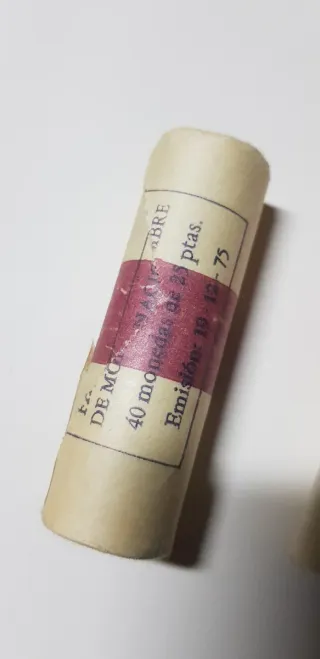 Lote de 4 rollos de monedas antiguas