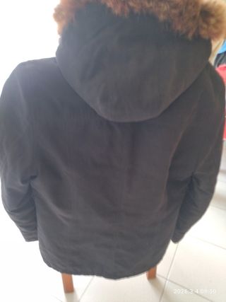 Giubbotto donna KAIDASI nero con cappuccio
