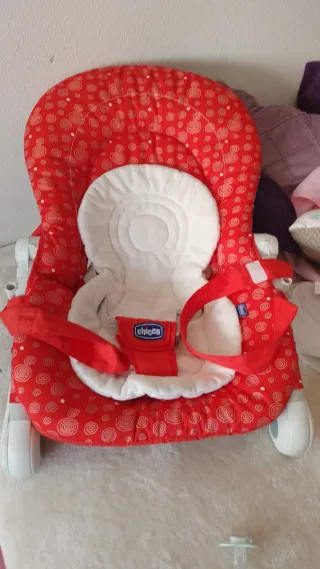 Hamaca Chicco Roja Estampada