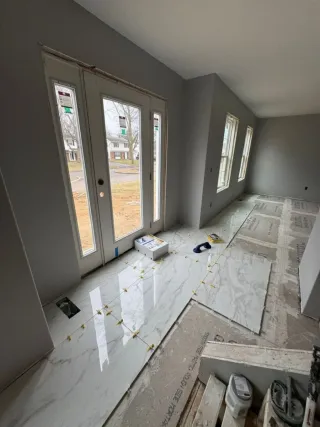 Suelos y paredes alicatados