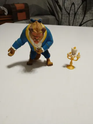 Figuras Goma Disney Bella y Bestia