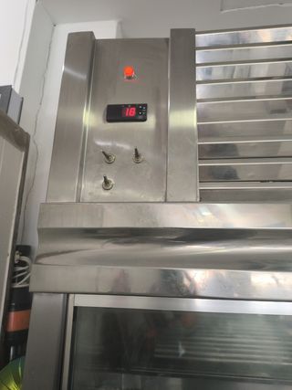 Cámara frigorífica expositora acero inoxidable