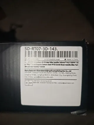 Sillín de bicicleta Agilete negro