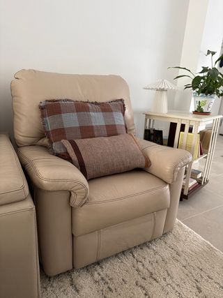 Sofá 3 plazas y 2 sillones relax
