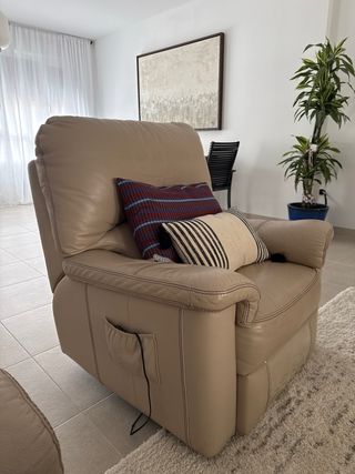 Sofá 3 plazas y 2 sillones relax