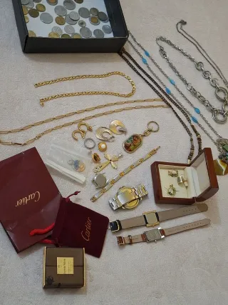 Lote Joyas Antiguas y Relojes