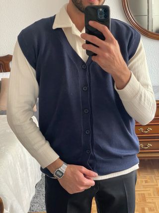 Chaleco Inextenso Azul Marino Talla M