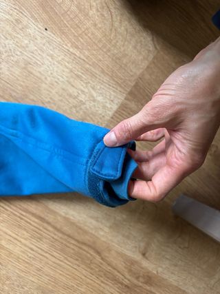 Pantalón esquí niño cortaviento y guantes 6-8años