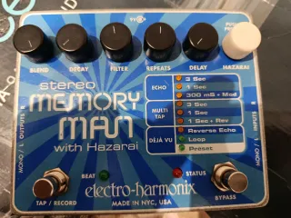 Electro Harmonix Stereo Memory Man con Hazarai