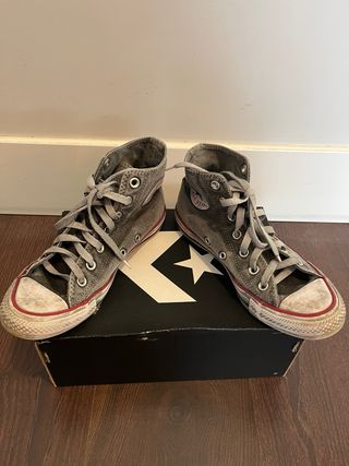 Converse All Star Hightop Grises Talla 37.5