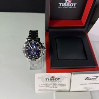 Tissot Seastar Cronógrafo Azul y Negro