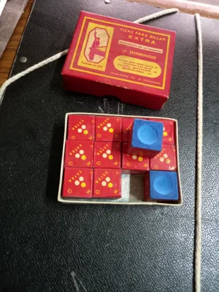 12 Tizas para billar J. Domingo EXTRA