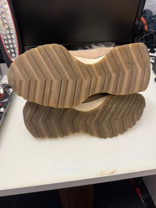 Zapatillas Uterqüe Contrast Khaki Low Top Sneakers